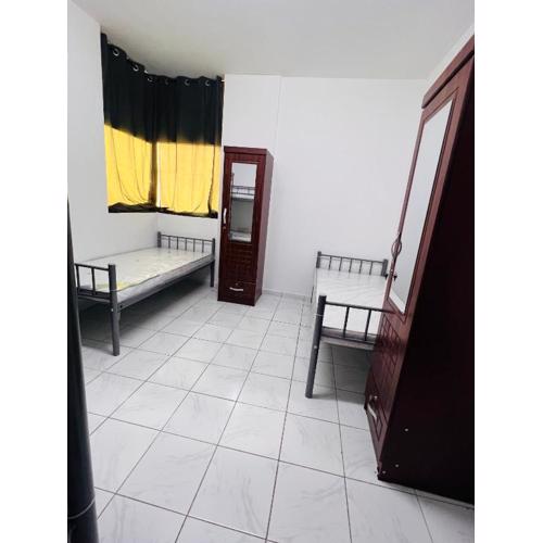 Room and bed space Available