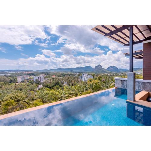 Sea & Mountain View Private Pool Villa at Aonang Beach