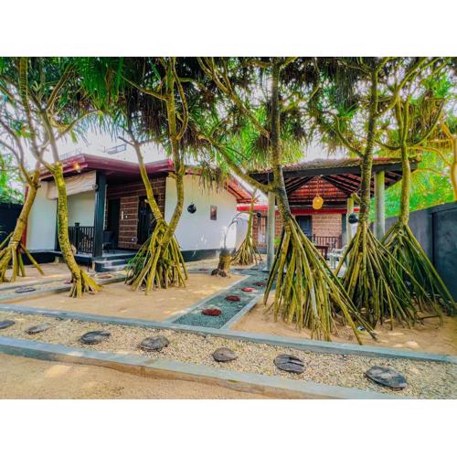 Sea Shell Villa Hikkaduwa 2 Separate Cabanas Ocean Front Villa