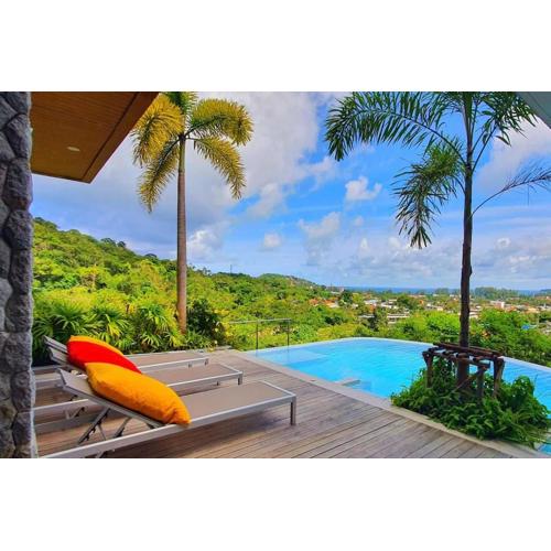 Sea view villa, Bangtao beach 4 Bedrooms