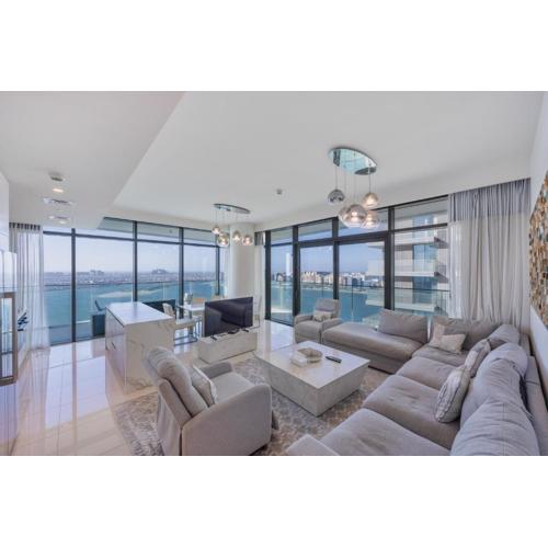 Sea View with Private Beach Access! 3BR & Maid Rm