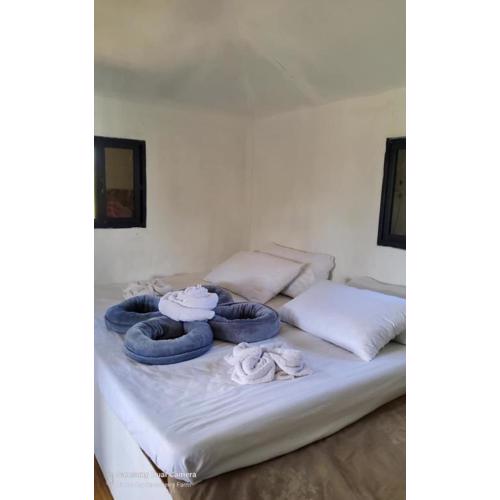 Second Floor Air-conditioned Room on Family Hut Bamboo House