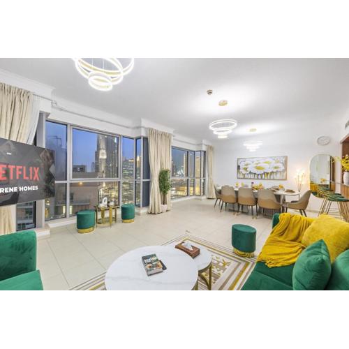 Serene 2BR Burj Khalifa & Fountain View