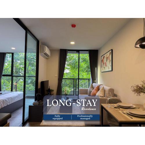 Serene Tropical 1BR - Ultra Fast Wifi - Sathorn