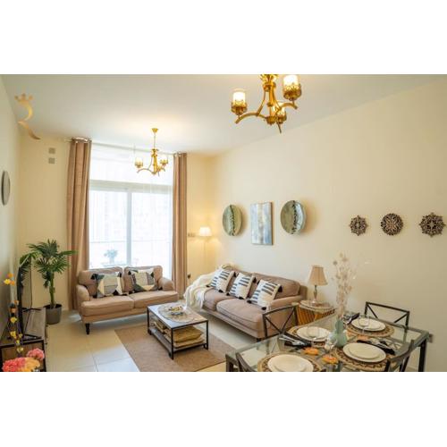 Serenity Grove - Elegant 2BR Apartment, Near Masdar City