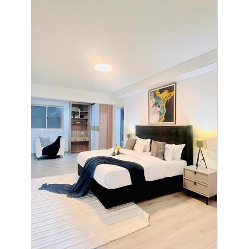 serenity heights three bedroom apartment with swimming pool fully equipped gym ample parking space child play area and amazing scenic views