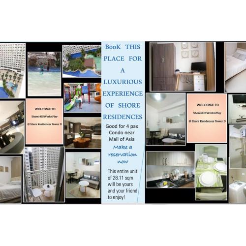 Shore Residences 1BR Balcony, 3beds with massager and Prime Video