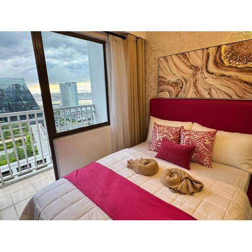 Shore Residences Sunset Room facing Manila Bay & City View RM1641 by Prime Stay MOA