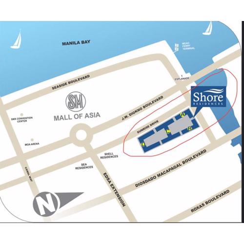 Shore1 Residences Tower A, 1bedroom with balcony, walking distance to Mall of Asia Pasay City Manila