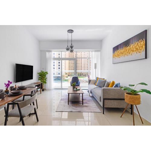 ShoresInn - Cozy 1BHK in Dubai Marina