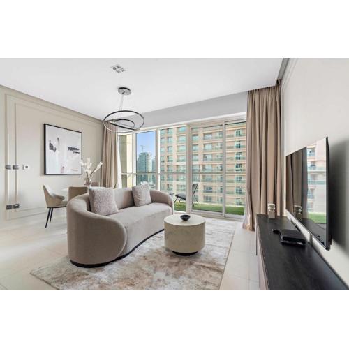 Silkhaus chic 1BDR in west avenue with Pool & gym access