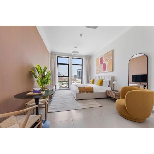 Silkhaus exquisite studio in Art Gardens with gym access