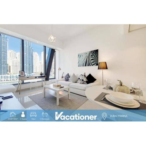 Silverene Tower B, Dubai Marina - Glamorous One Bedroom