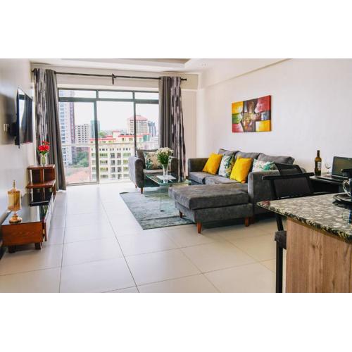 SILVERSTONE APARTMENT DELUXE 1 Bedroom WITH A VIEW , GYM & POOL - KILIMANI