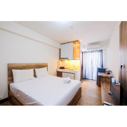 Simple and Homey Studio Room at Cinere Resort Apartment By Travelio