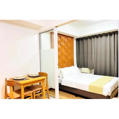 Simple Wooden Style Condo Unit