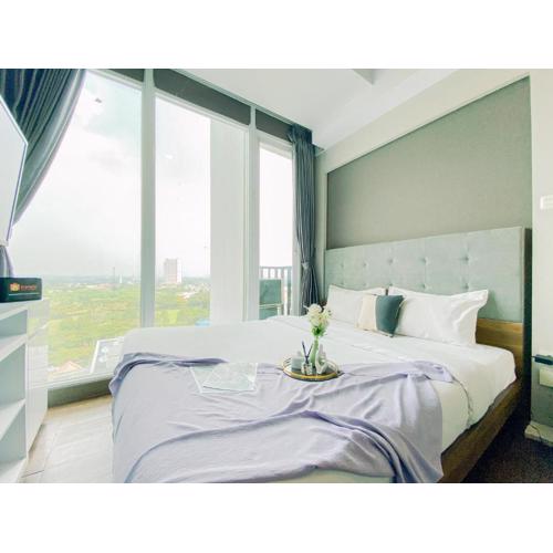 Simply and Modern Look 1BR at Tree Park City BSD Apartment By Travelio