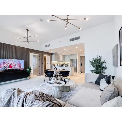 Skyline Oasis - Business Bay with Burj Khalifa Vie