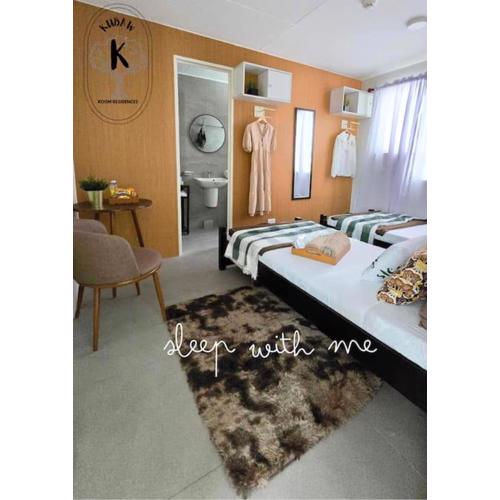 Sleep With Me Room cozy stay near Araneta Center