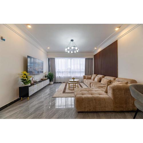 Smart elegant three bedroom apartment with swimming pool fully equipped gym children playground and great breathtaking views