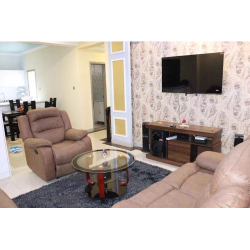 Smart elegant three bedroom apartment with swimming pool fully equipped gym children playground and great breathtaking views