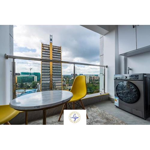 smart fully furnished studio apartment in kilimani with unbeatable city views