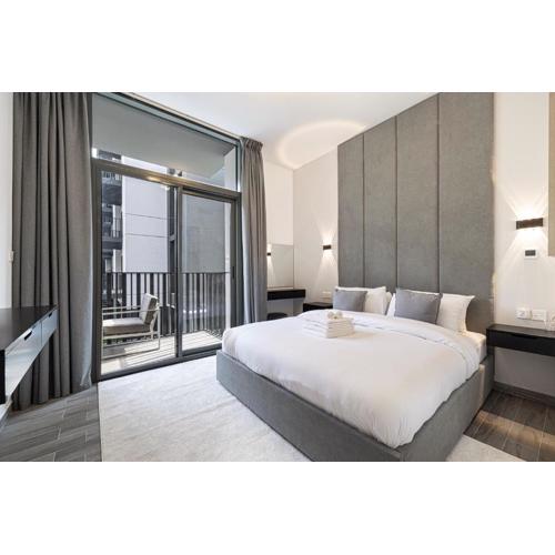 Sophisticated 1BR with Pool View in Belgravia Square JVC