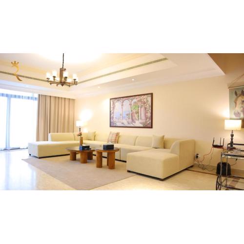 Sophisticated 3BR Stay on Raha Corniche - Elegant Retreat Near Yas Island & Al Raha Beach