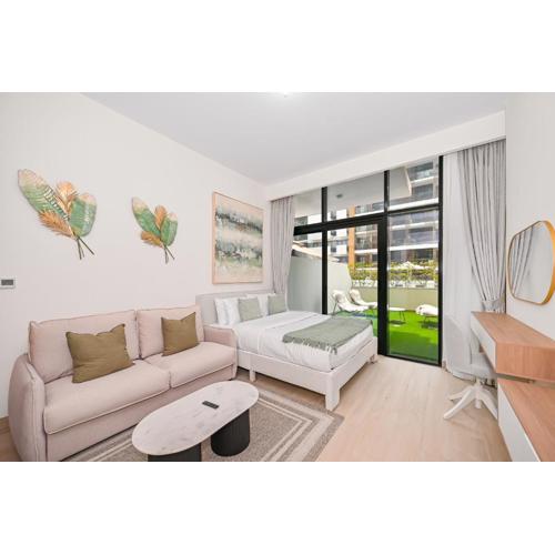 Sophisticated Brand New Vibrant Studio l Meydan l Huge Balcony