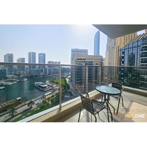 Sophisticated One Bedroom with Full Marina View