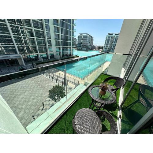 Spacious 1bedroom W Lagoon In Al Maktoum City