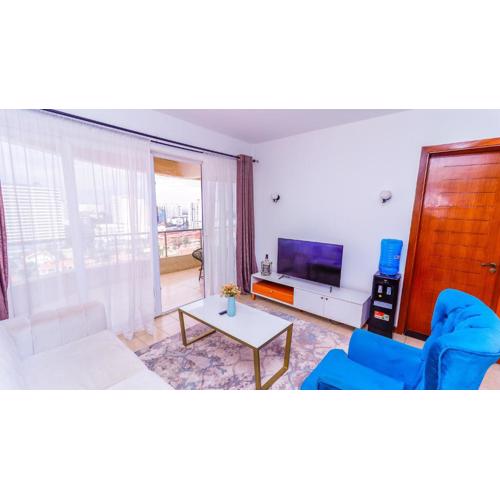 Spacious 2 BED kilimani with balcony views, roof top pool and gym