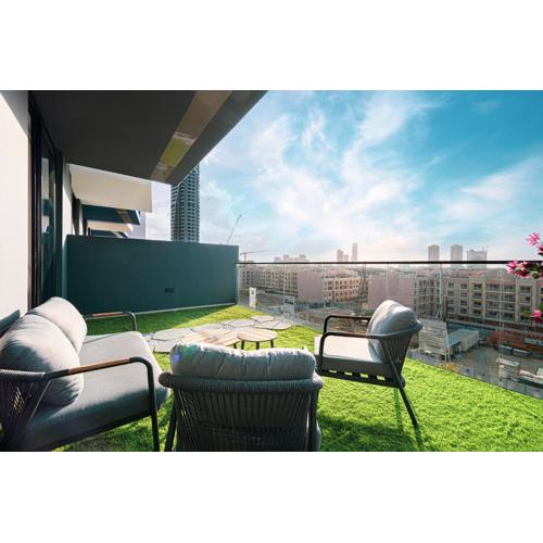 Spacious Balcony, King Bed, Pool at JVC Dubai