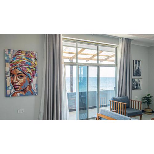 Spacious Beachfront Condo -AC - WIFI, Uroa Escape Zanzibar