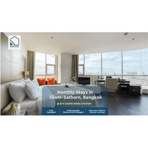 Spacious City 118 SQM Fast WiFi BTS Chong Nonsi