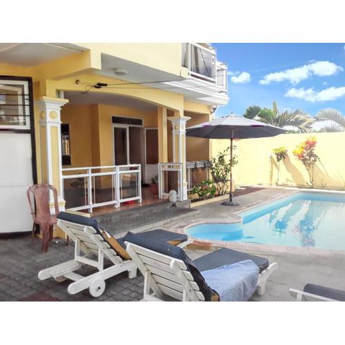 Spacious house in Grand Baie with shared pool