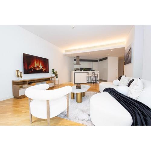 Spacious Luxury 1BR Modern Design Bluewaters