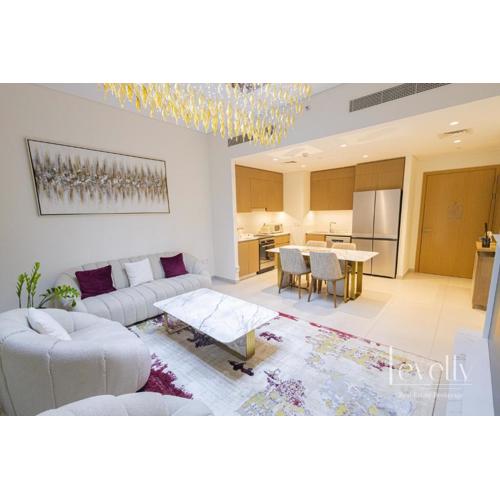 Spacious Modern 2BR with Partial Burj Khalifa View