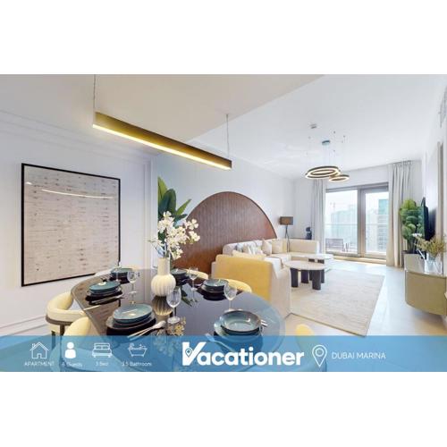 Sparkle Tower - Chic Three Bed with Marina View