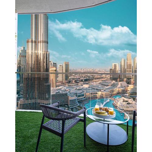 Stay in the #1 Burj & Fountain View 4BR Apartment