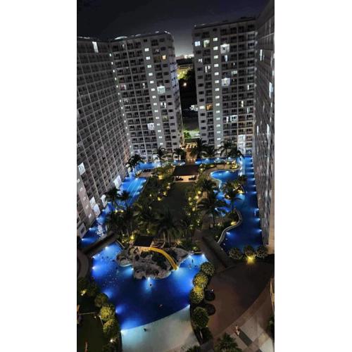 STAYCATION CONDO SHORE RESIDENCES one bedroom w balcony pool view near SMX SM MOA IKEA NAIA DFA OCEAN PARK DFA