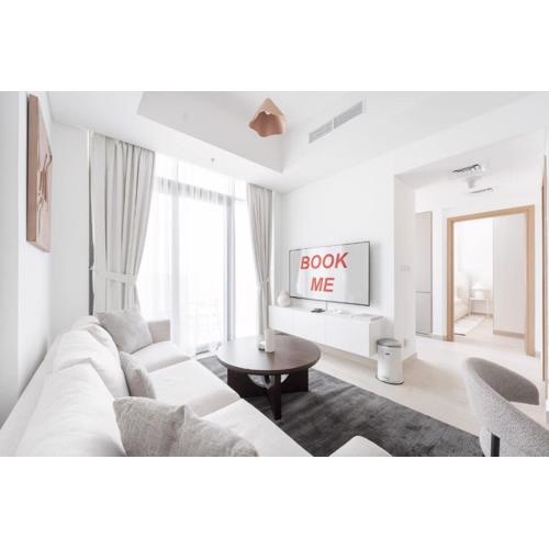 StayShort - Al Jaddaf sleeps 4 with Swimming Pool and Gym