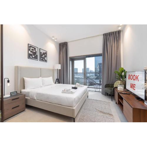 StayShort - Awesome Studio at Park View Tower in JVC with Skyline Views