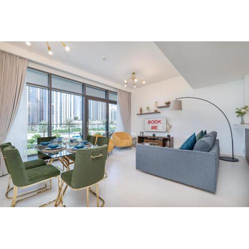StayShort - Bright & Elegant 2BR in Creek Harbour