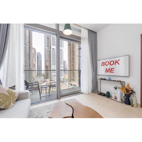 StayShort - Dubai Marina flat sleeps 3 with City Views
