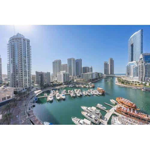 StayShort - Stunning 1-Bedroom with Sea View in Dubai Marina