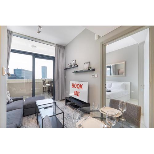 StayShort - Stylish 1-Bedroom Apartment with Stunning Canal Views at Business Bay