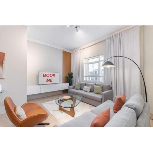 StayShort - Stylish 1-Bedroom JVC Apartment Sleeps 3 with Pool
