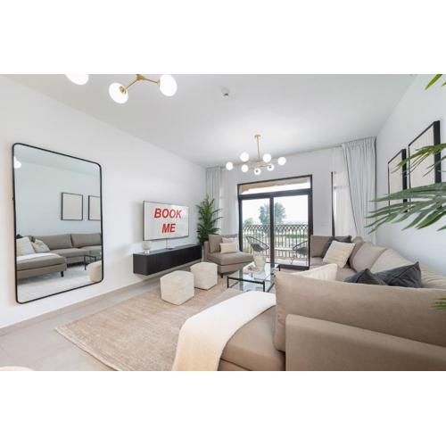 StayShort - Warm and Earthy 1-Bedroom Apartment Perfect for Family in Madinat Jumeirah Living!