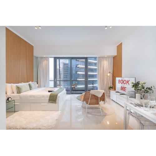 StayShort - Welcoming studio apartment perfect for 2 in Dubai Marina